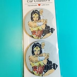 Wonder Woman Car Truck Cup Holder Car Coasters